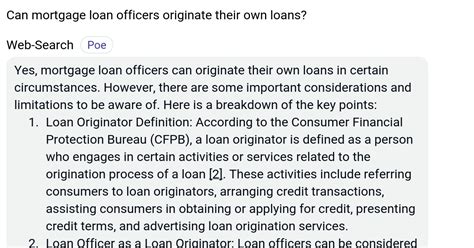 who originates their own loans.